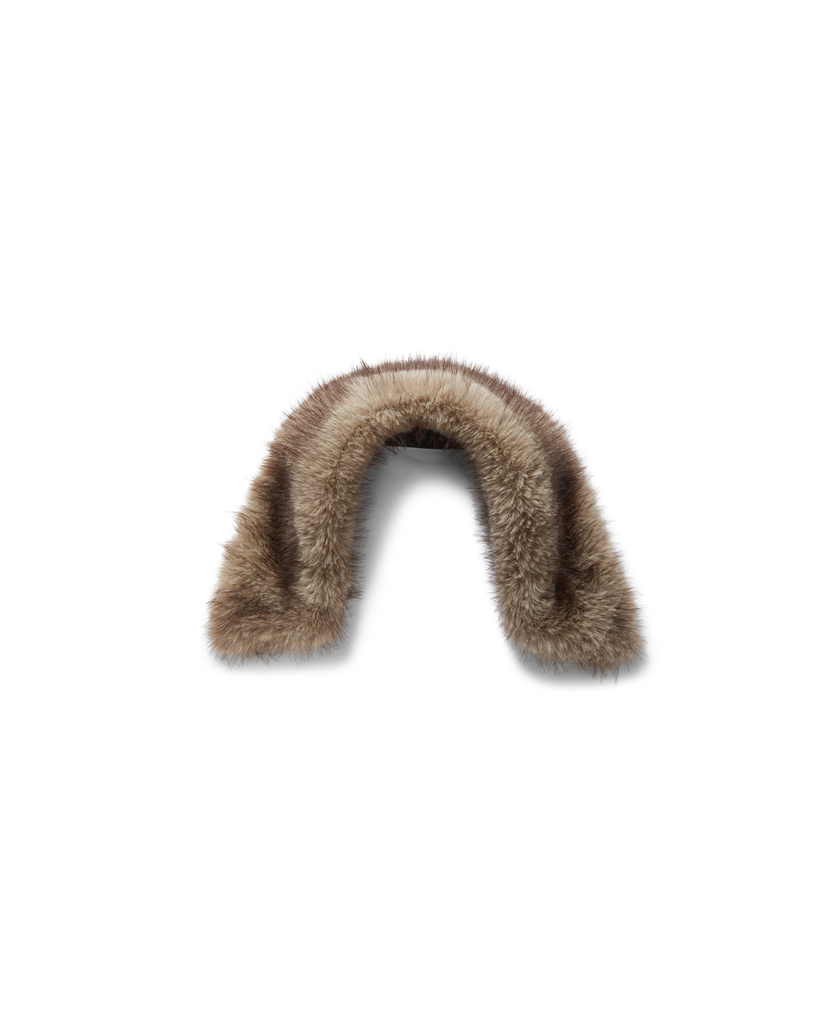 Veronica Beard | Faux Fur Collar in Taupe Black Tipping/Limestone