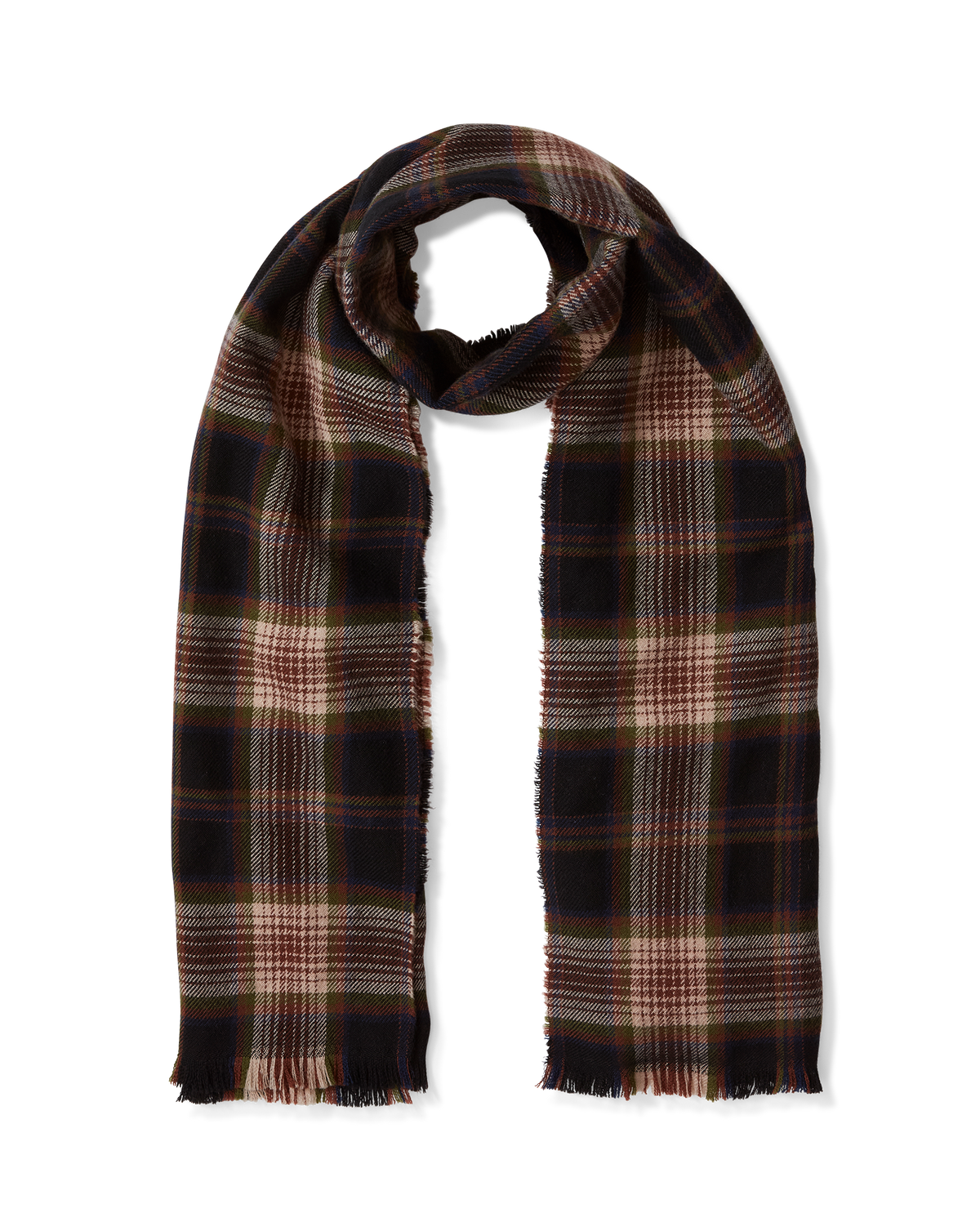 Veronica Beard | Veronica Beard Wool Scarf in Black Multi Black Multi