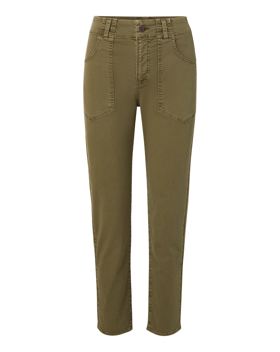 Veronica Beard | Arya Straight-Leg Pant in Army Army