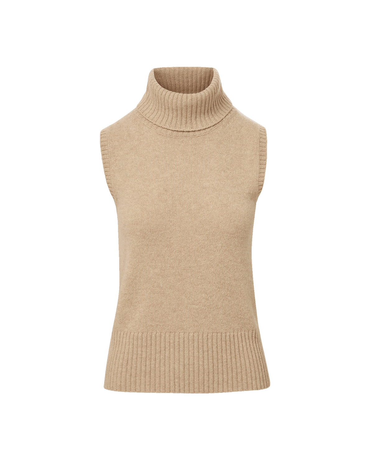 Veronica Beard | Mazzy Cashmere Sleeveless Sweater in Oatmeal Oatmeal