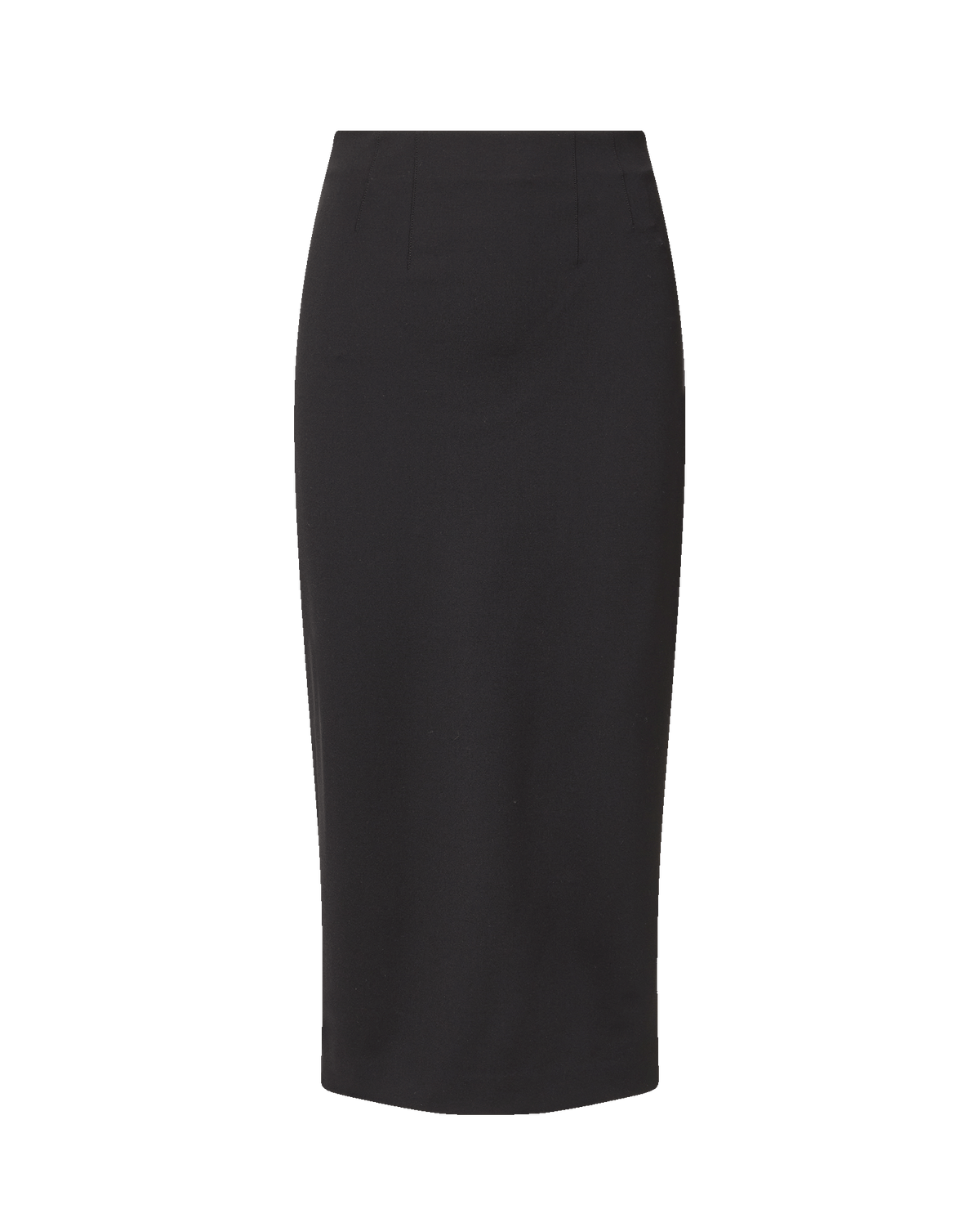 Veronica Beard | Holmes Ponte Midi Skirt in Black Black