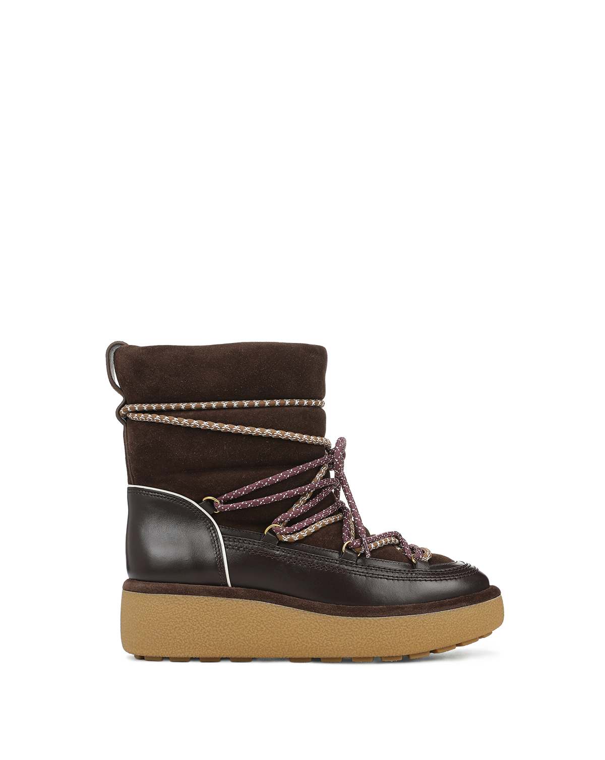 Veronica Beard | Kirsta Suede Boot in Espresso Multi Espresso Multi