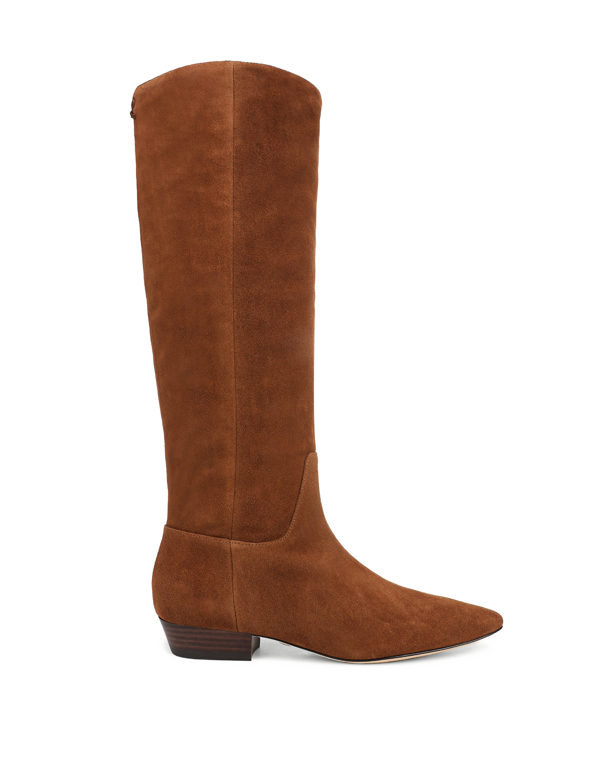 Veronica Beard | Gabrielle Tall Boot in Brown Suede Tobacco