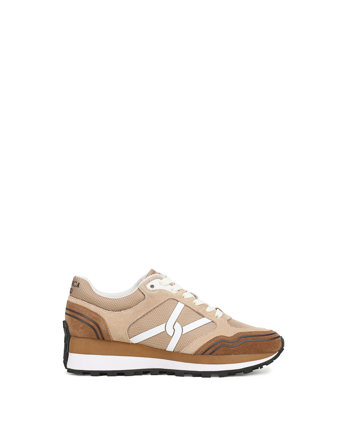 Veronica Beard | Valentina Sport Sneaker in Chestnut/Ecru Chestnut/Ecru