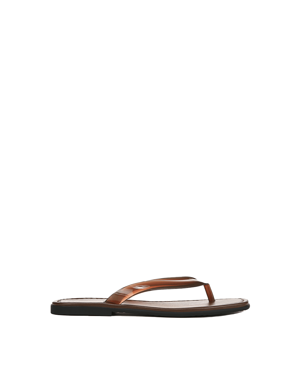 Veronica Beard | Clea Jelly Flip-Flop Sandal in Hazelwood Hazelwood