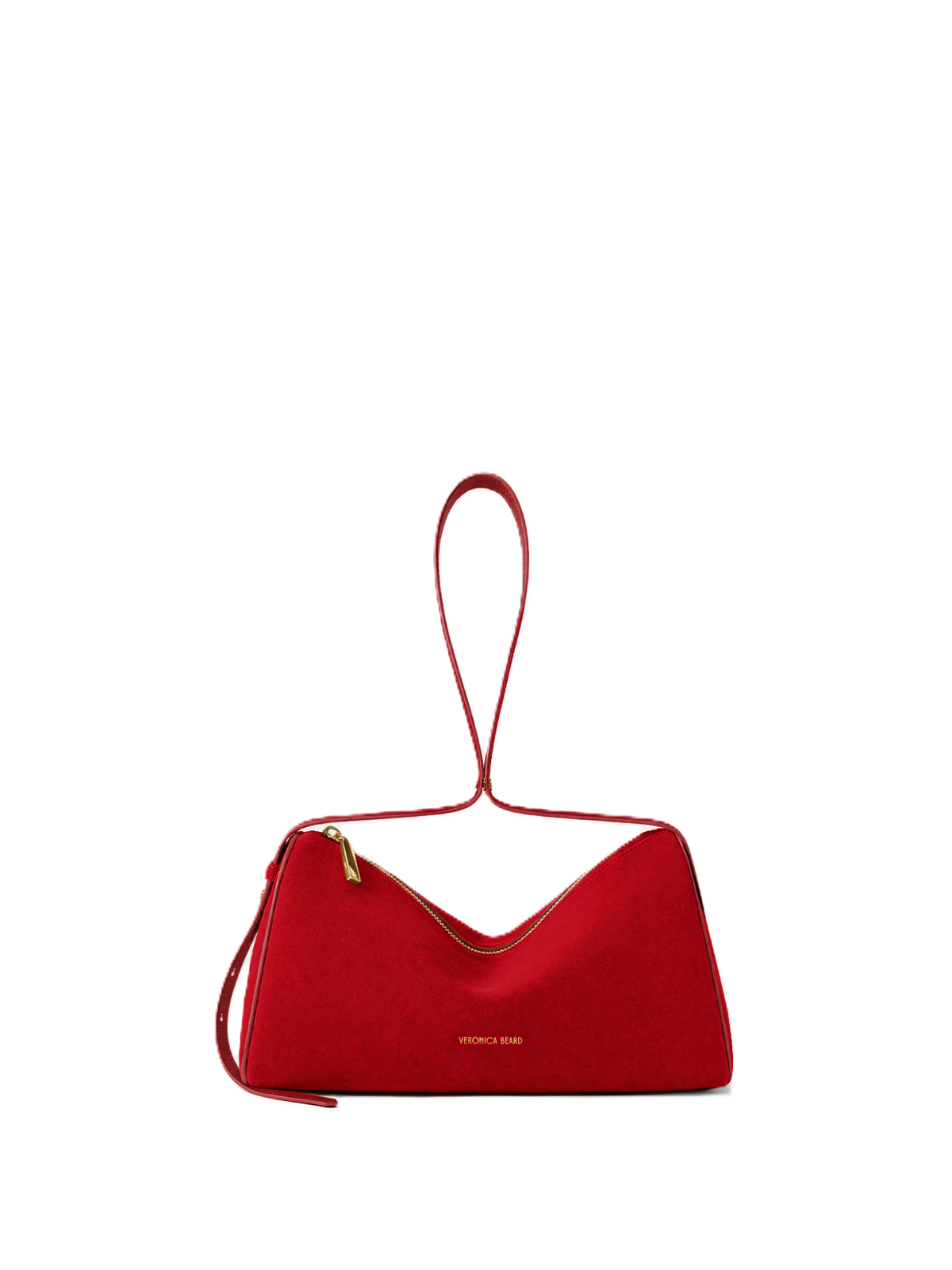 Veronica Beard | Prism Mini Bag in Red Suede Crimson