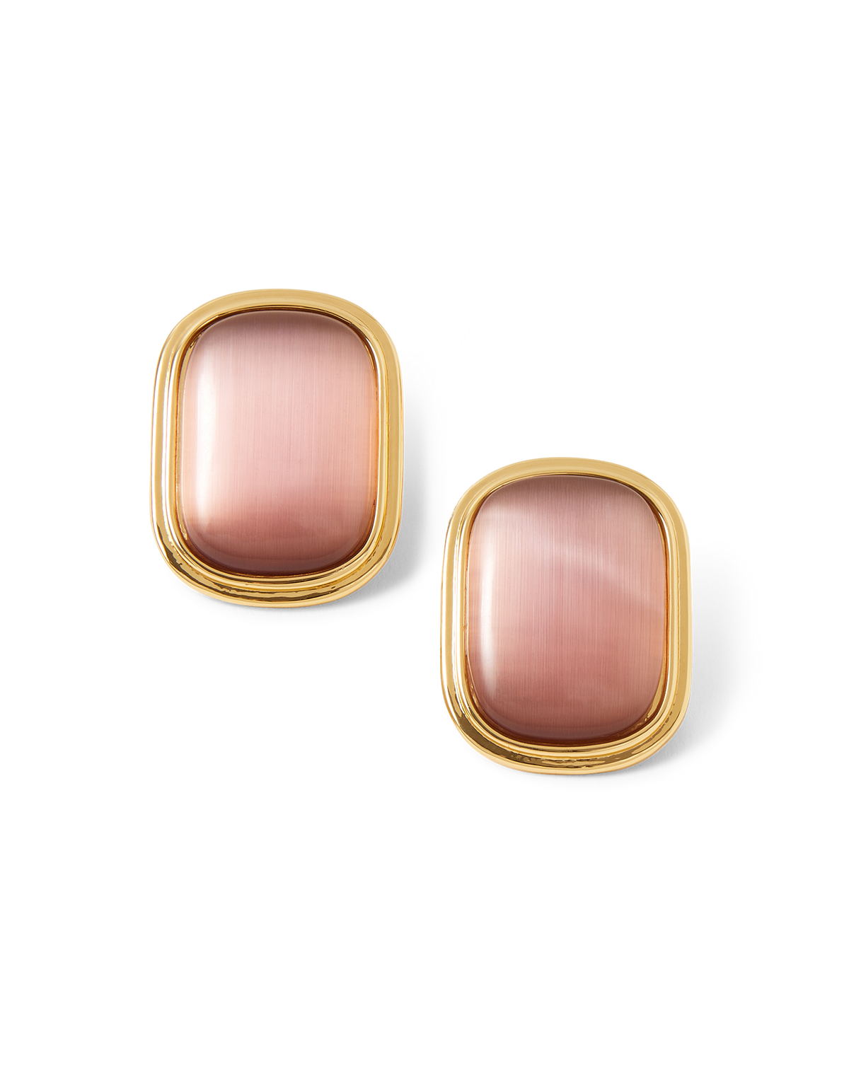 Veronica Beard | Cat’s Eye Stone Earring in Plum Plum