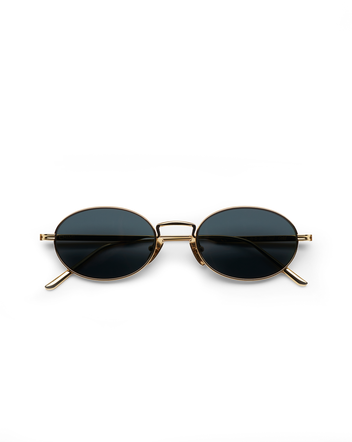 Veronica Beard | CC Titan Oval Sunglasses in Gold Gold