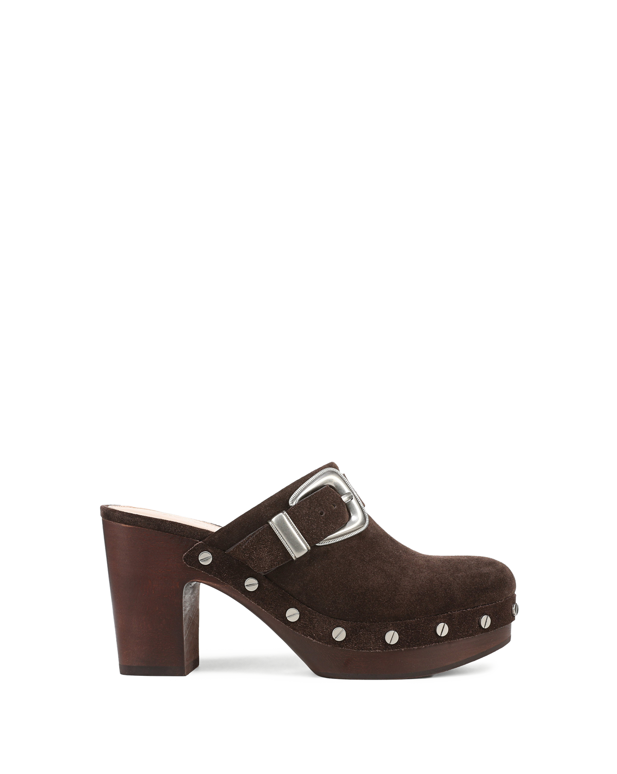 Veronica Beard | Larken Platform Clog in Espresso Brown Espresso