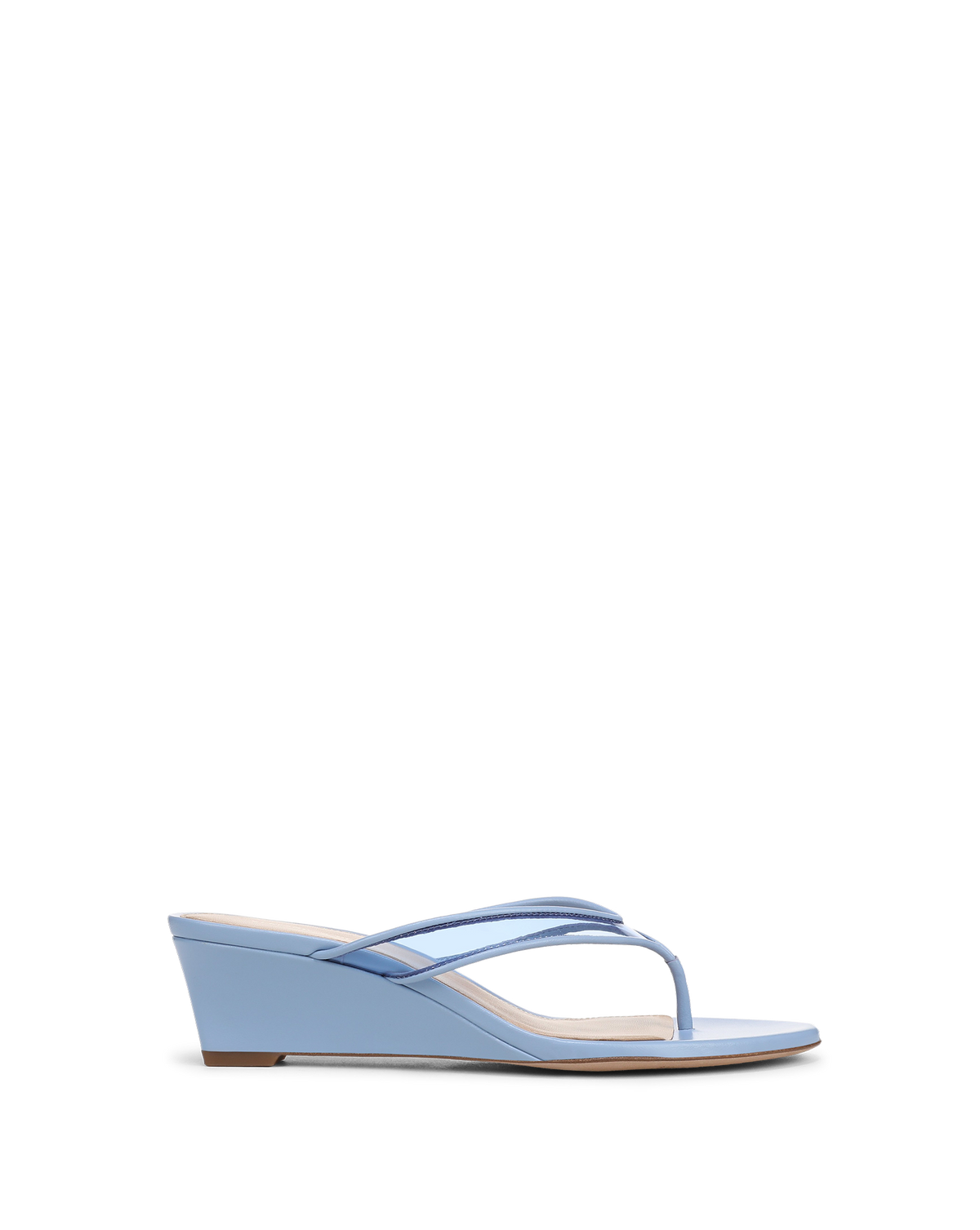 Veronica Beard | Clea Jelly Wedge Sandal in Blue Jay Blue Jay