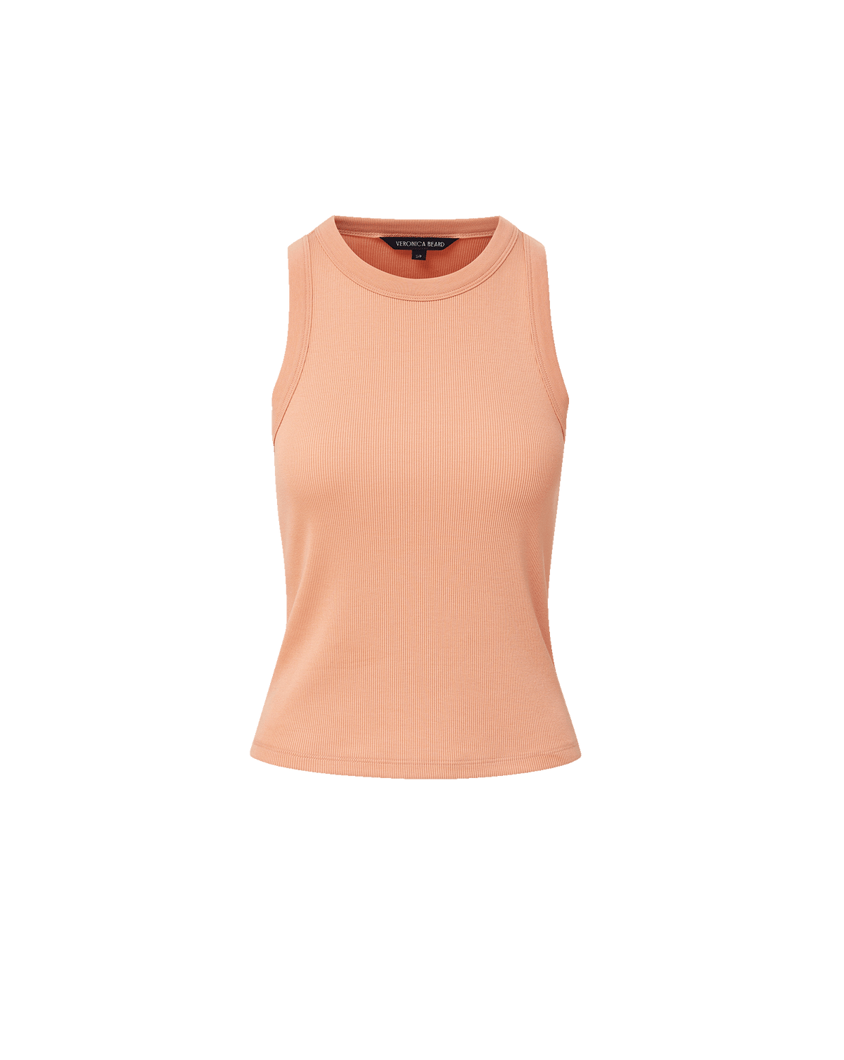 Veronica Beard | Jordyn Cropped Tank Top in Coral Muted Clay Muted Clay
