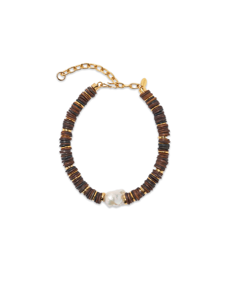 Veronica Beard | Bilbao Collar Necklace in Brown Brown