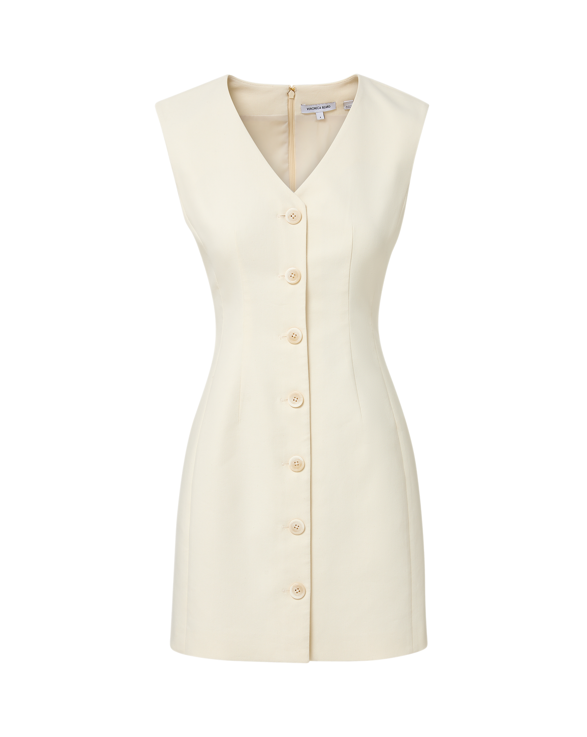 Veronica Beard | Devlin Mini Dress in Ecru Ecru