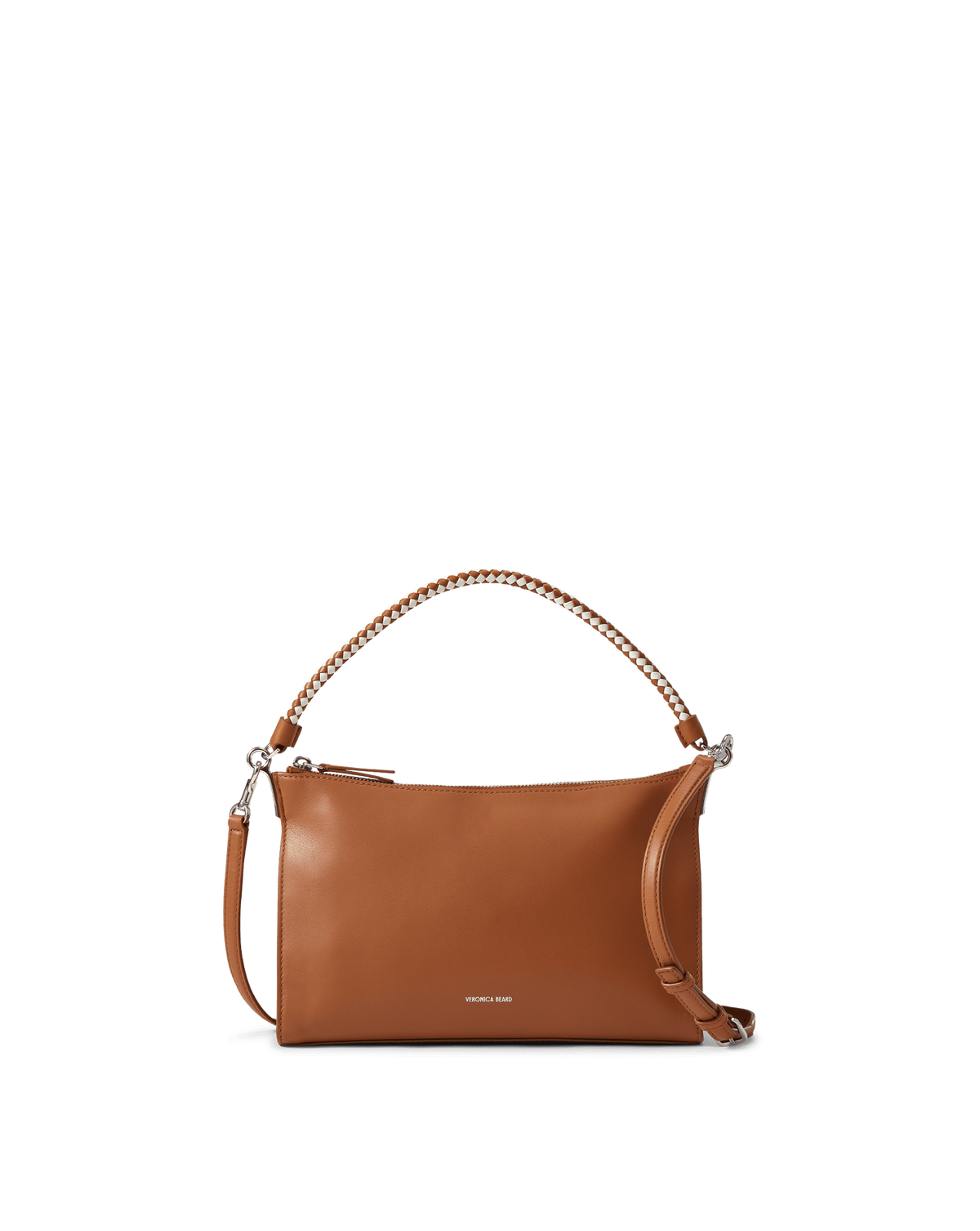 Veronica Beard | Small Vida Shoulder Bag in Tan Hazelwood Hazelwood