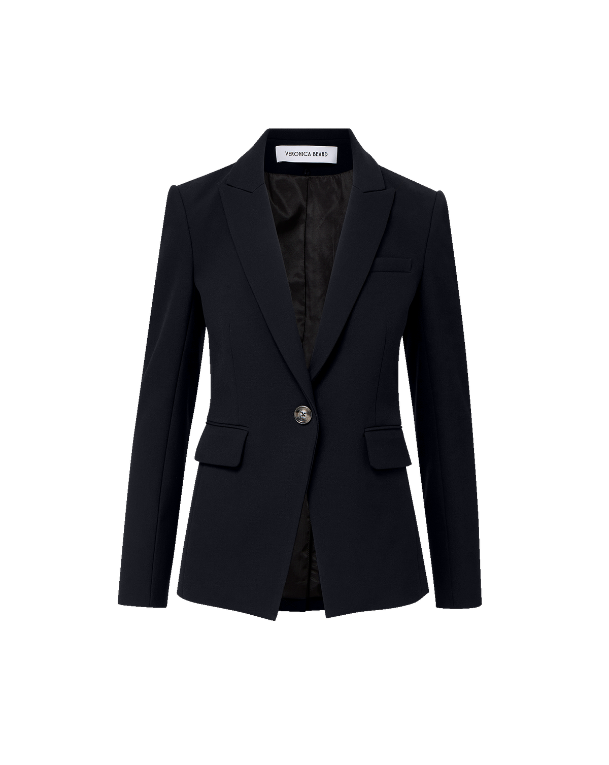 Veronica Beard | Miller Single-Breasted Dickey Jacket in Navy Navy