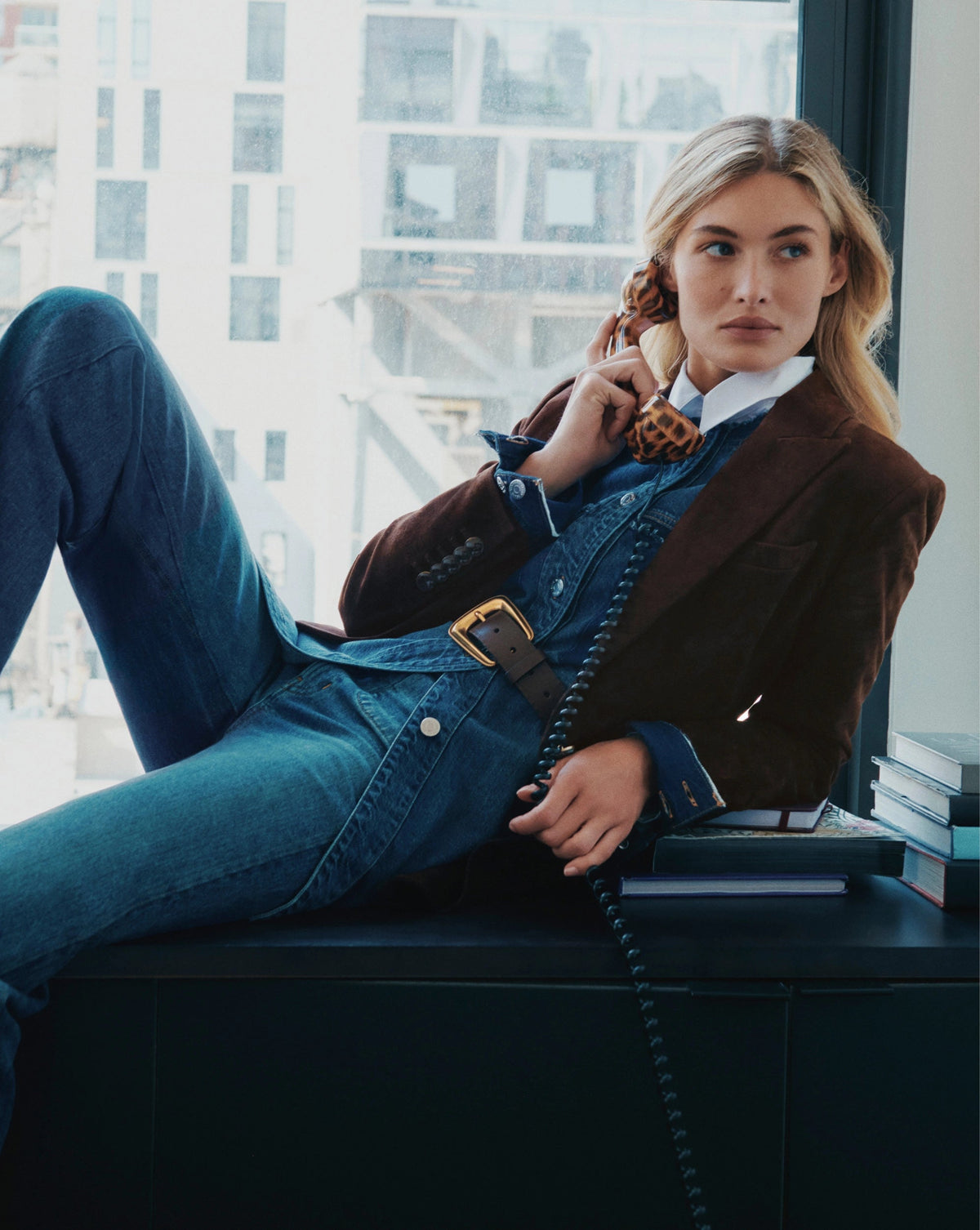 Veronica Beard | Maci Suede Dickey Jacket in Dark Brown Espresso