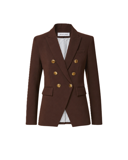 Veronica Beard | Miller Dickey Jacket in Dark Brown Espresso