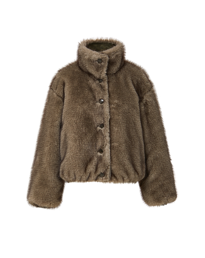 Veronica Beard | Varell Reversible Jacket in Dark Green Loden