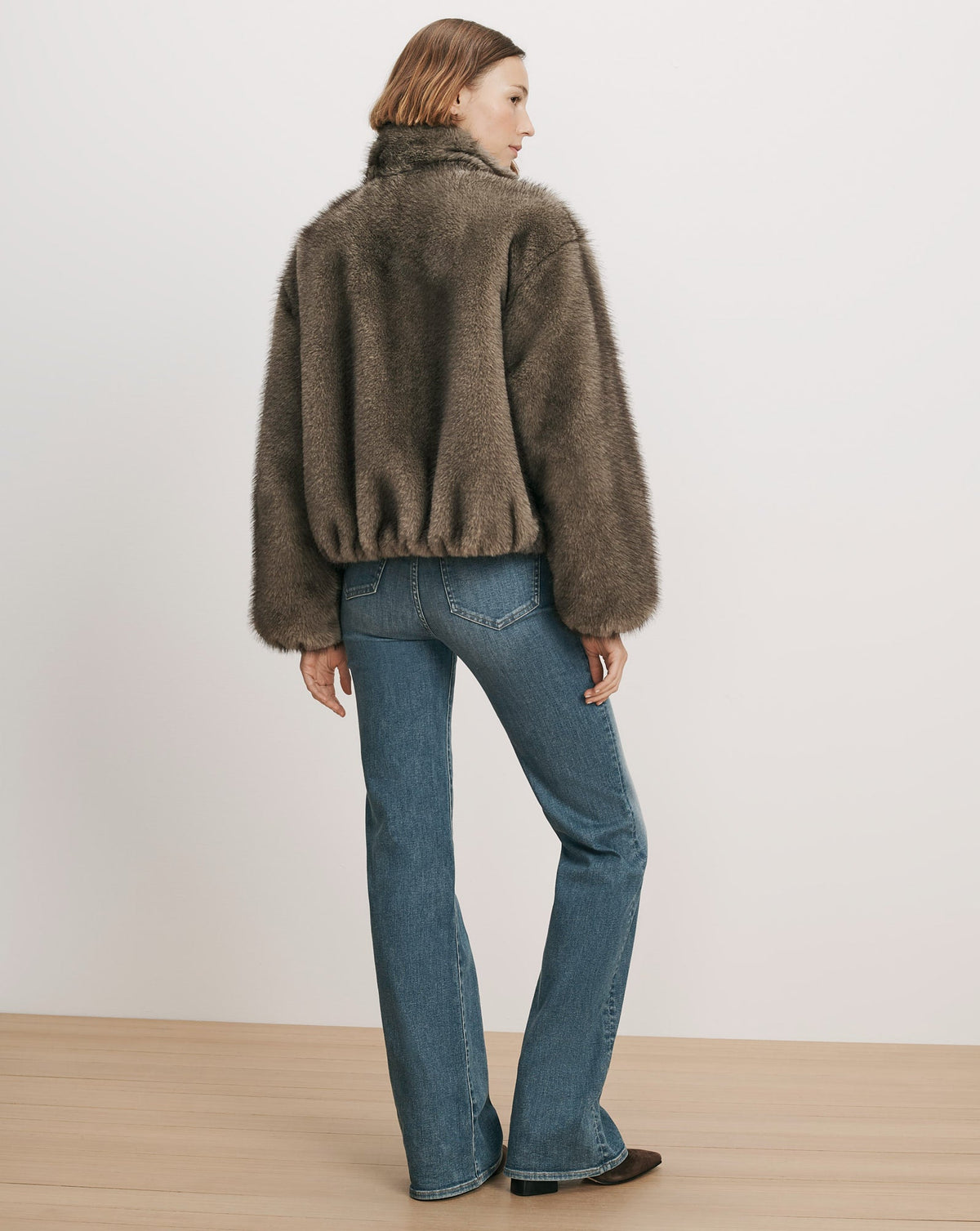 Veronica Beard | Varell Reversible Jacket in Dark Green Loden