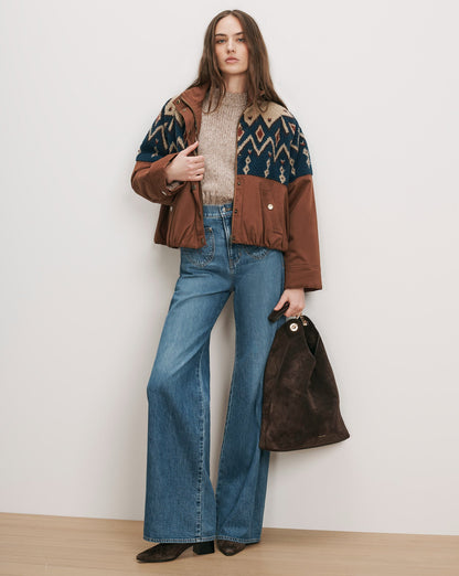 Veronica Beard | Knoll Sherpa Jacket in Deep Ochre Deep Ochre