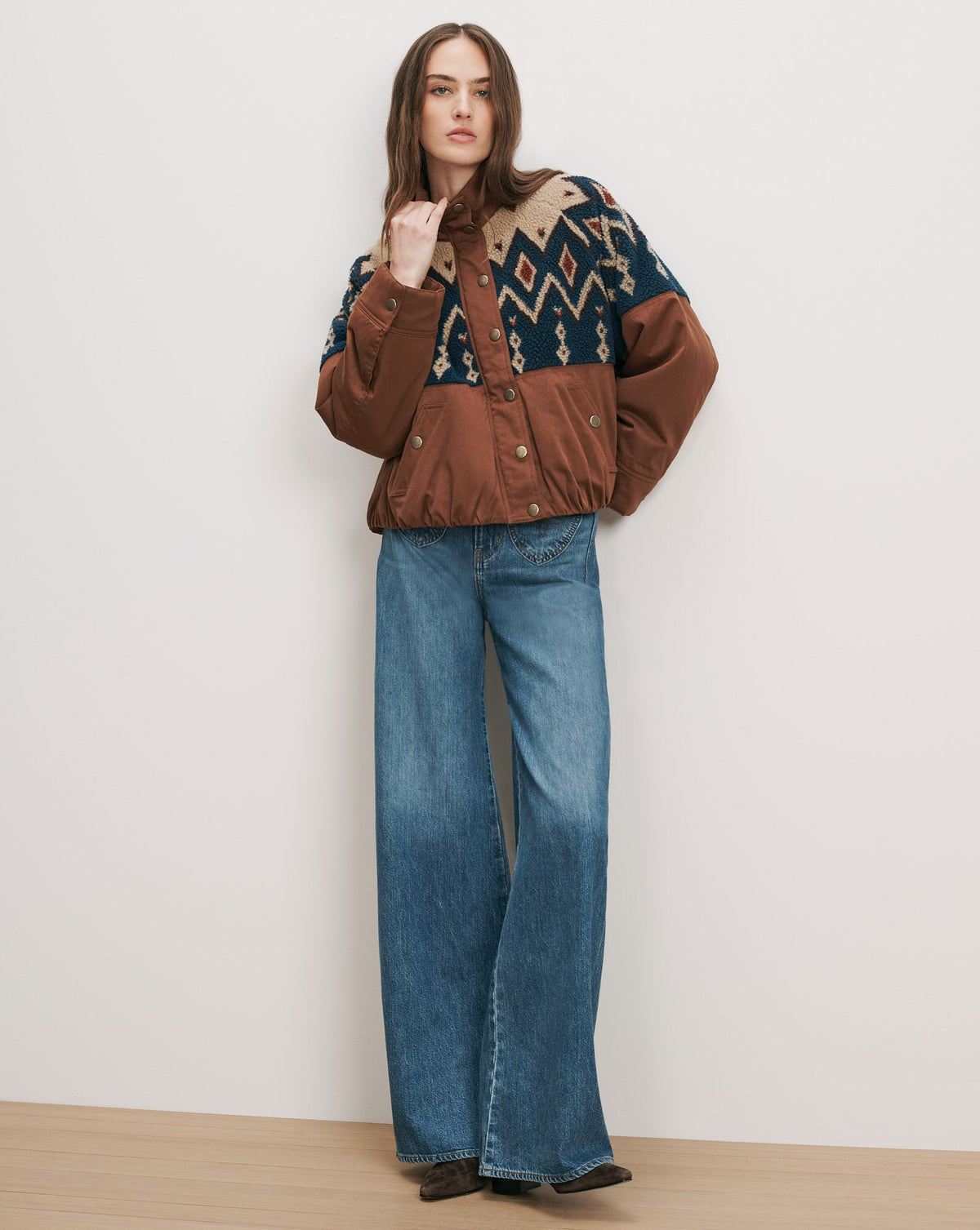 Veronica Beard | Knoll Sherpa Jacket in Deep Ochre Deep Ochre