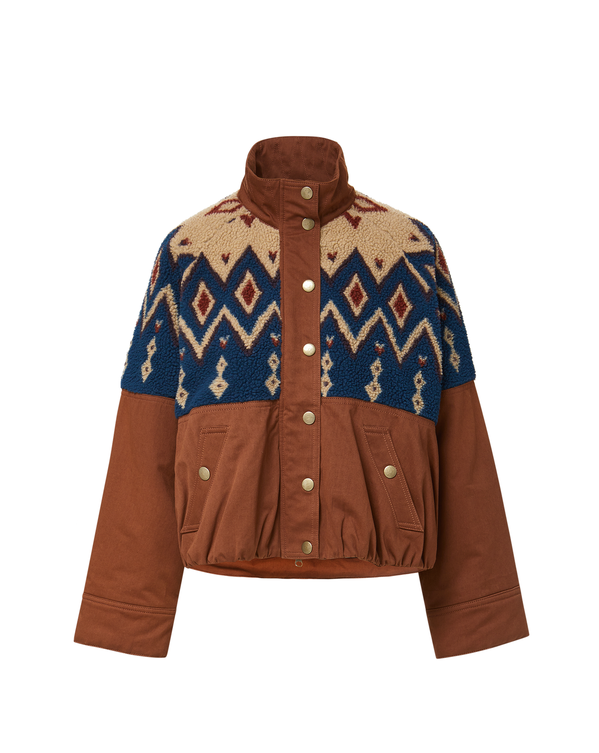 Veronica Beard | Knoll Sherpa Jacket in Deep Ochre Deep Ochre