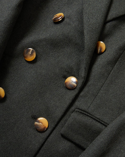 Veronica Beard | Ellette Cashmere Dickey Jacket in Dark Green Shadow Melange Dark Green Shadow Melange