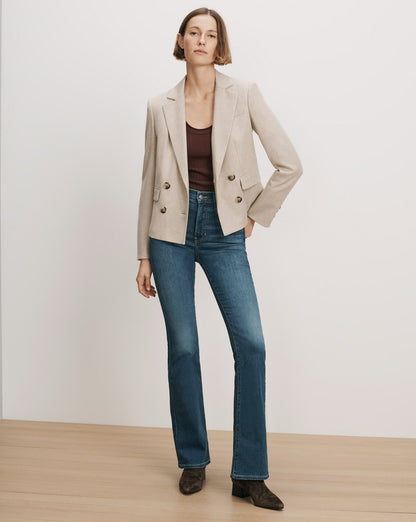 Veronica Beard | Kona Dickey Jacket in Oatmeal Melange Oatmeal Melange