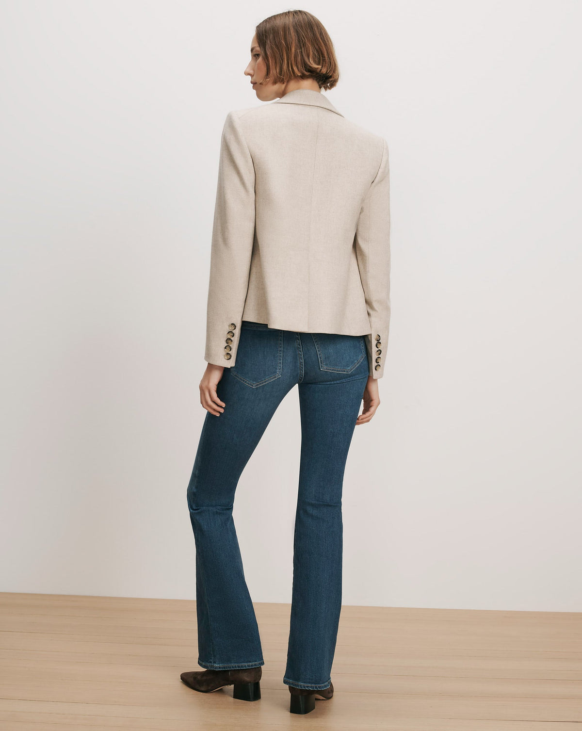 Veronica Beard | Kona Dickey Jacket in Oatmeal Melange Oatmeal Melange