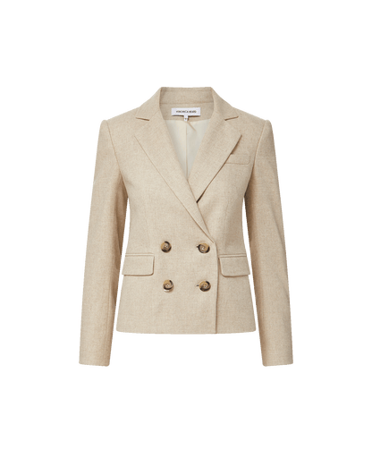 Veronica Beard | Kona Dickey Jacket in Oatmeal Melange Oatmeal Melange