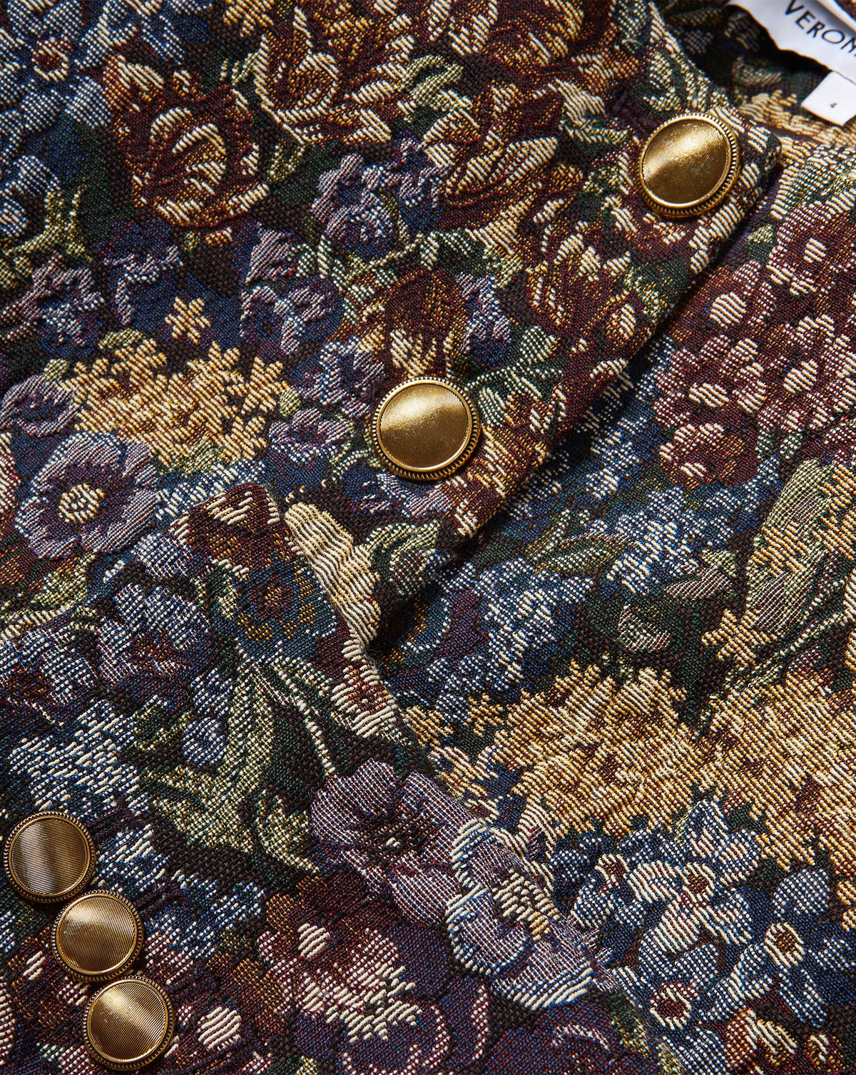Veronica Beard | Wilde Brocade Jacket in Dark Eggplant Multi Dark Eggplant Multi