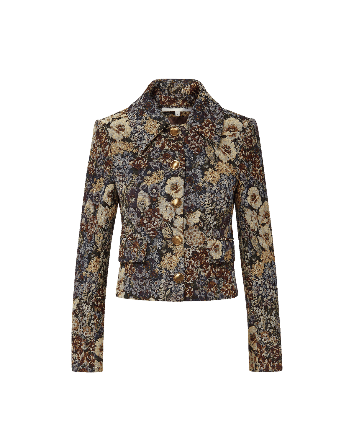 Veronica Beard | Wilde Brocade Jacket in Dark Eggplant Multi Dark Eggplant Multi