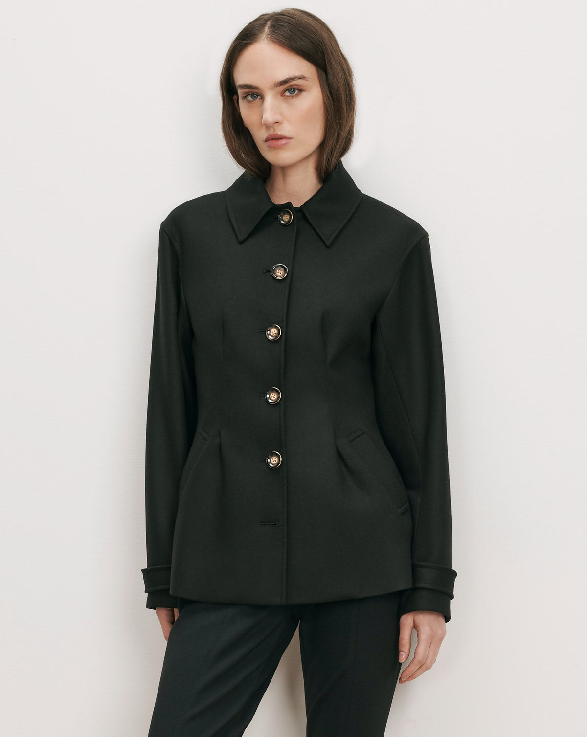 Veronica Beard | Severine Tailored Jacket in Black Black