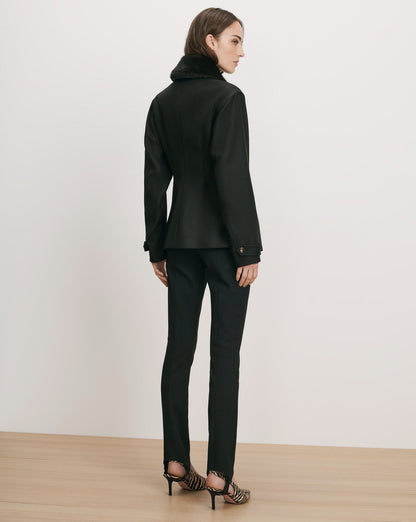 Veronica Beard | Severine Tailored Jacket in Black Black