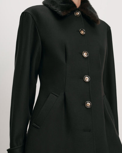 Veronica Beard | Severine Tailored Jacket in Black Black
