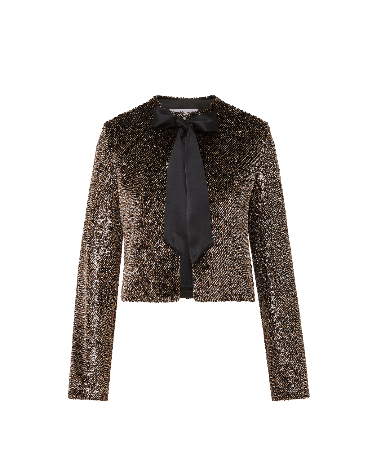 Veronica Beard | Bancroff Sequin Jacket in Copper/Black Copper/Black