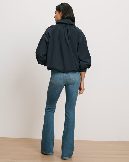 Veronica Beard | Circe Bubble Jacket in Navy Navy