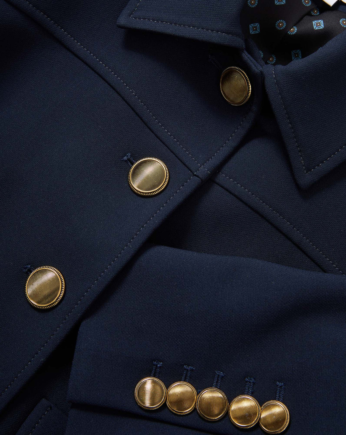 Veronica Beard | Turnell Cropped Jacket in Navy Navy