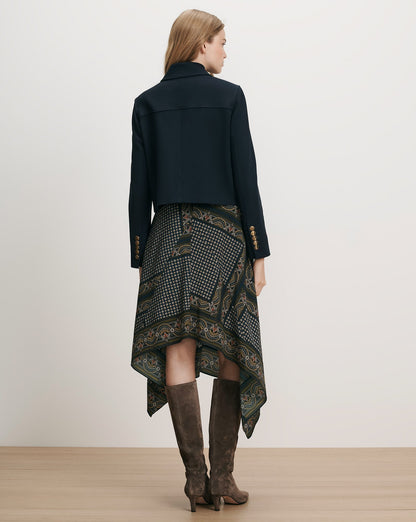 Veronica Beard | Turnell Cropped Jacket in Navy Navy