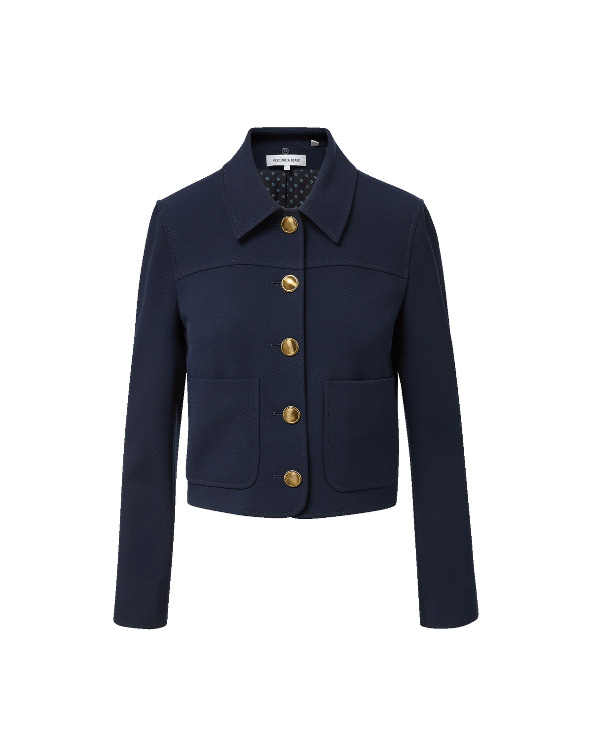 Veronica Beard | Turnell Cropped Jacket in Navy Navy