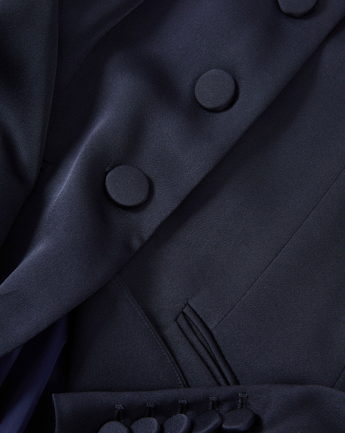 Veronica Beard | Wryllen Tailored Blazer Jacket in Navy Navy