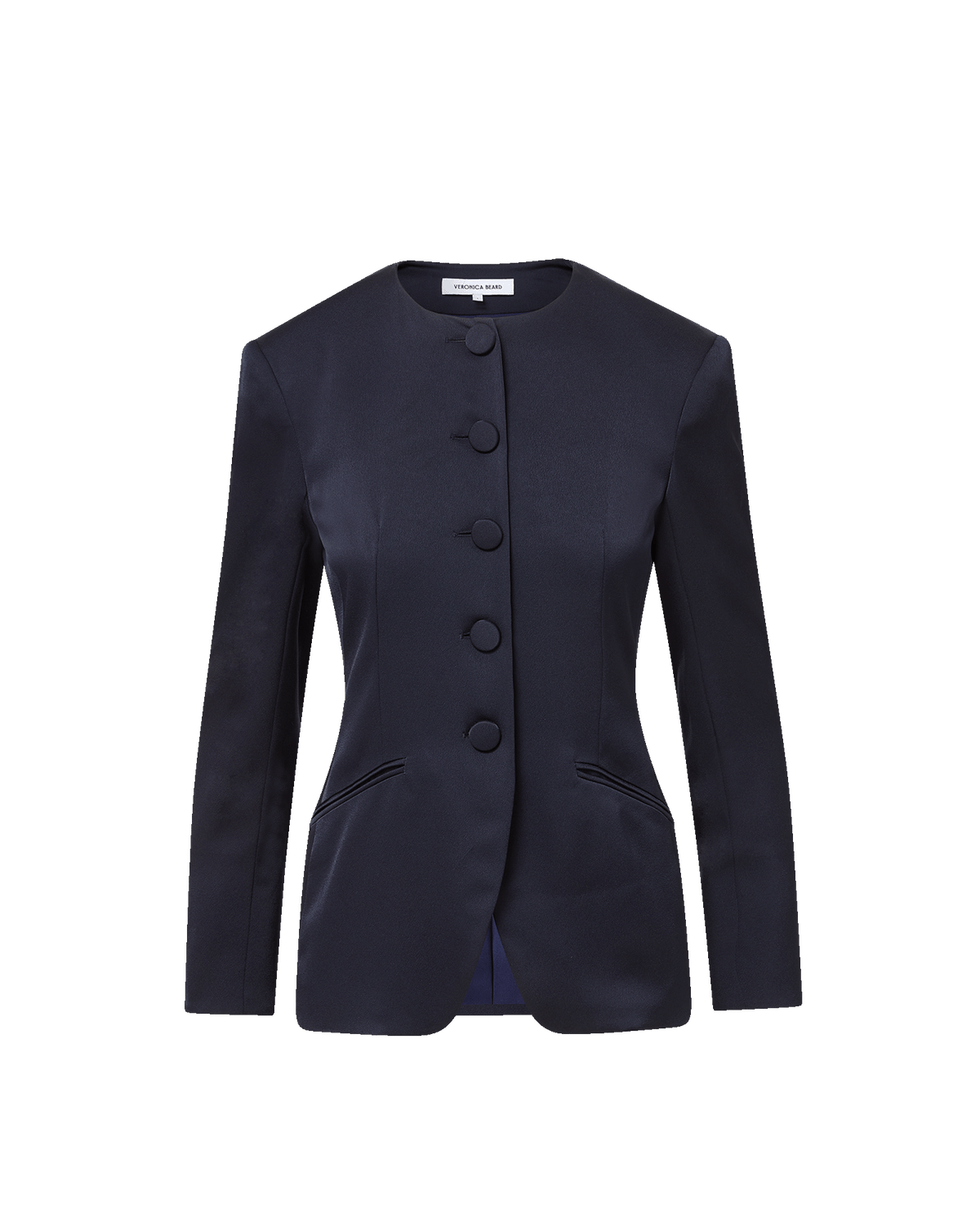 Veronica Beard | Wryllen Tailored Blazer Jacket in Navy Navy