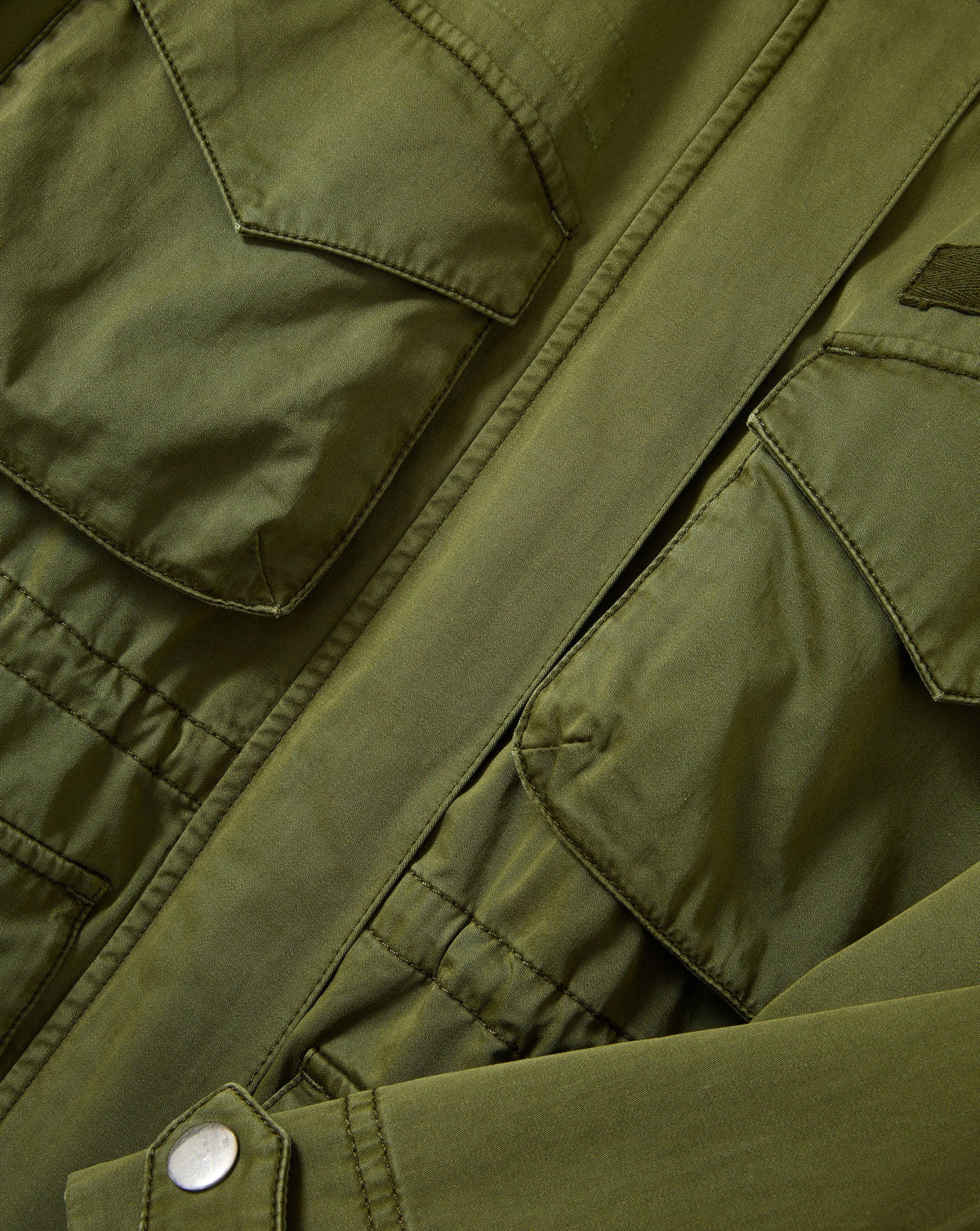 Veronica Beard | Harwin Utility Jacket in Army Green Army
