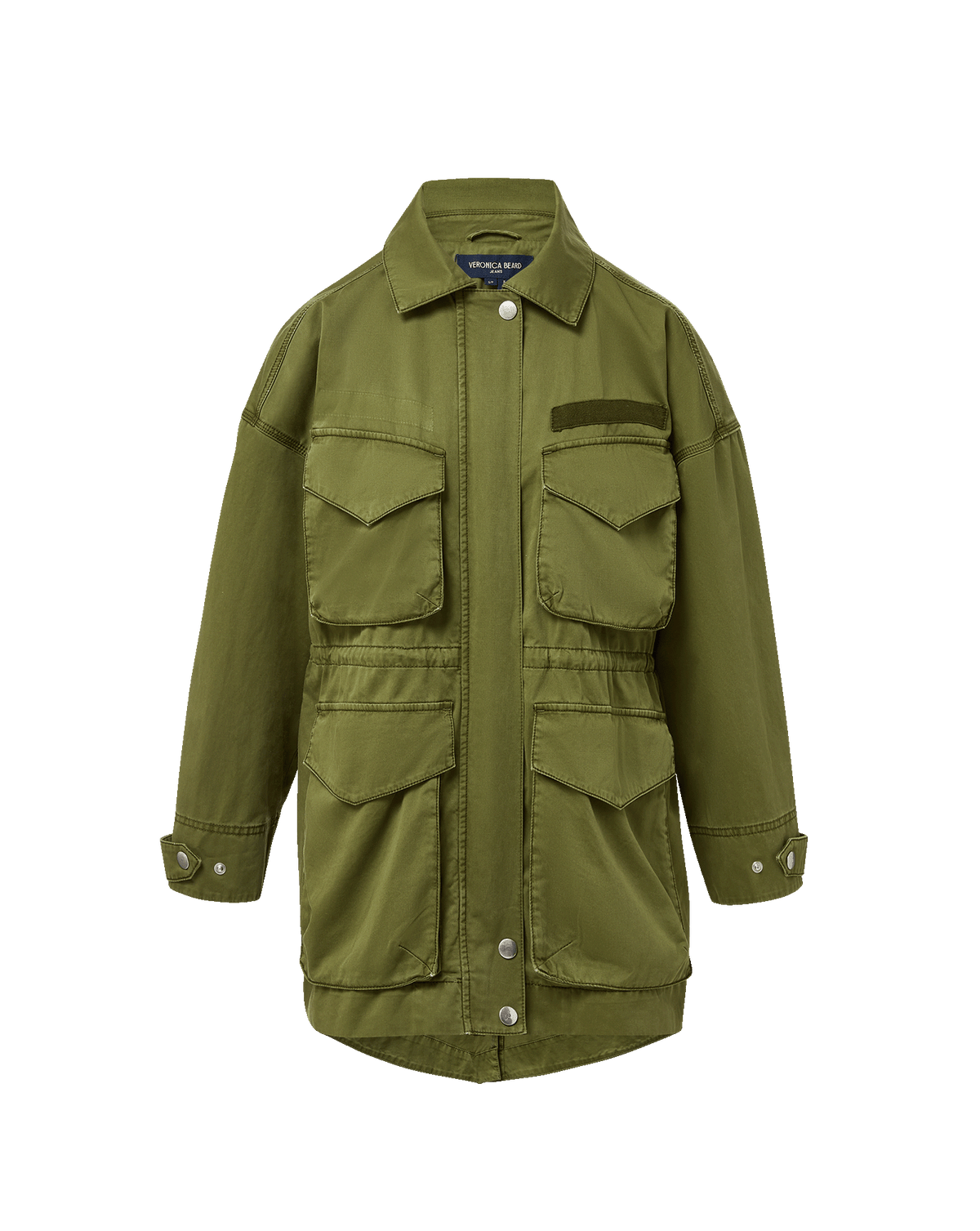 Veronica Beard | Harwin Utility Jacket in Army Green Army