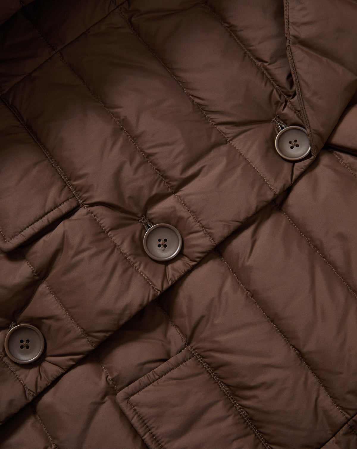 Veronica Beard | The Puffer Blazer in Espresso Dark Brown Espresso