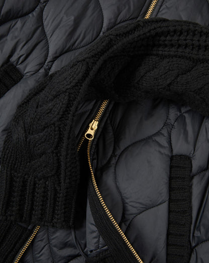 Veronica Beard | Patra Quilted Jacket in Black Black