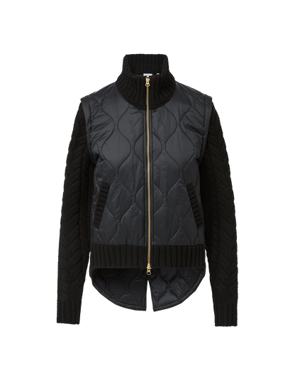 Veronica Beard | Patra Quilted Jacket in Black Black