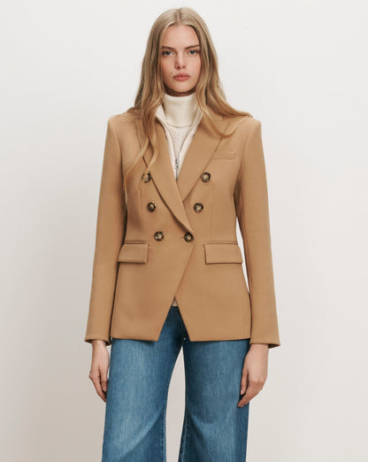 Veronica Beard | Miller Dickey Jacket in Heritage Khaki Heritage Khaki