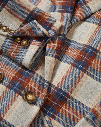 Veronica Beard | Oria Plaid Dickey Jacket in Heather Grey Multi Heather Grey Multi