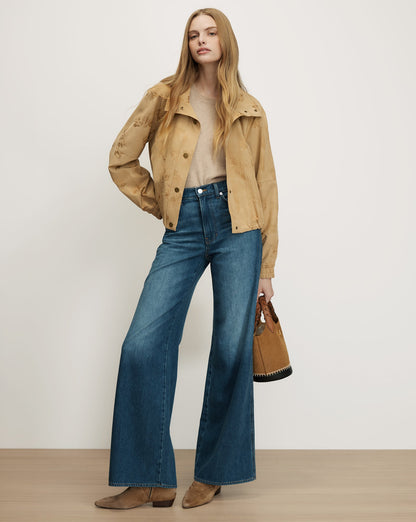 Veronica Beard | Ainsworth Jacquard Jacket in Tan Sand Sand